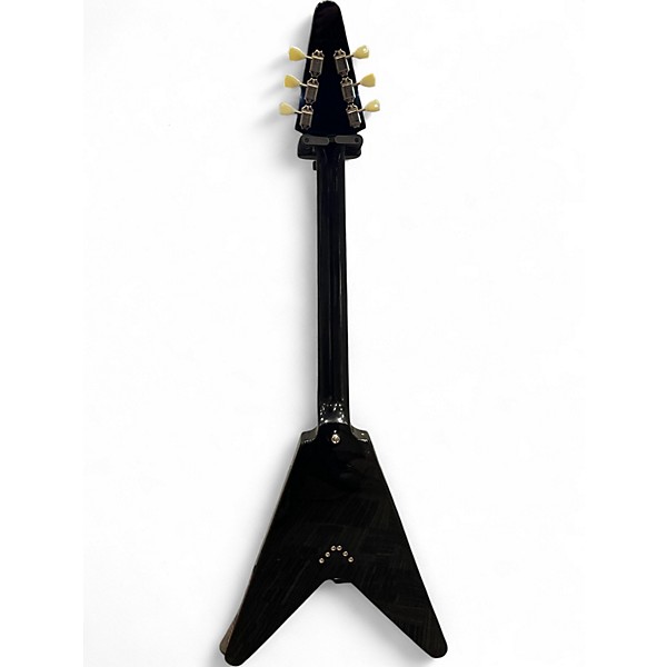 Used Epiphone FLYING V Ebony Solid Body Electric Guitar