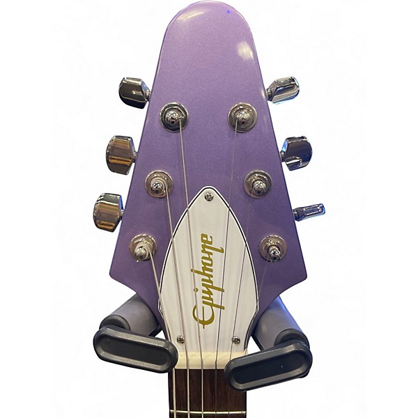 Used Epiphone Kirk hammet 1979 flying v Purple Solid Body Electric Guitar