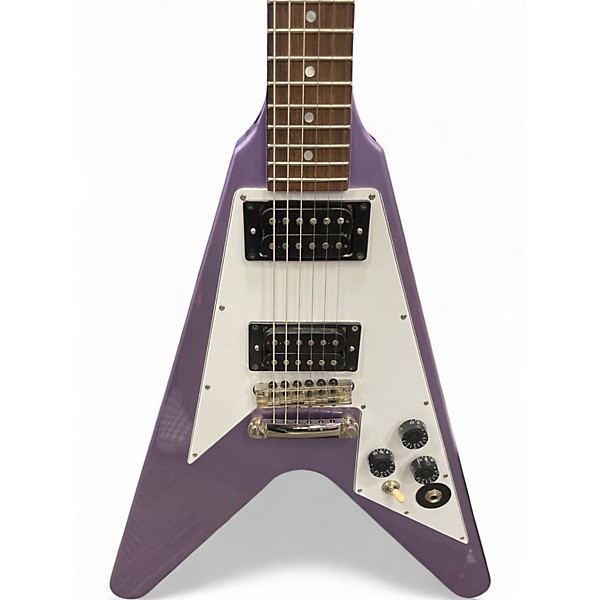Used Epiphone Kirk hammet 1979 flying v Purple Solid Body Electric Guitar