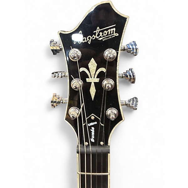 Used Hagstrom Ultra Swede COSMIC BLACK BURST Solid Body Electric Guitar