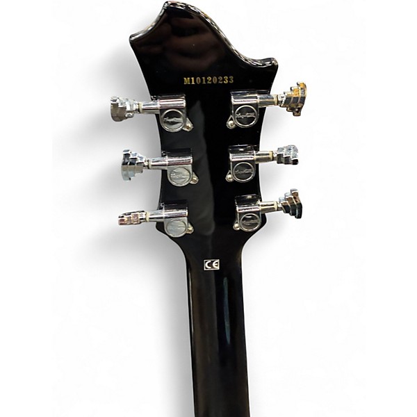 Used Hagstrom Ultra Swede COSMIC BLACK BURST Solid Body Electric Guitar