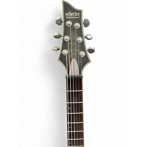 Used Schecter Guitar Research C1 Platinum Black Solid Body Electric Guitar