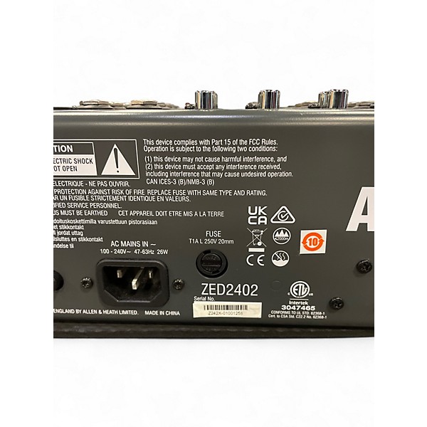 Used Allen & Heath ZED24 Unpowered Mixer