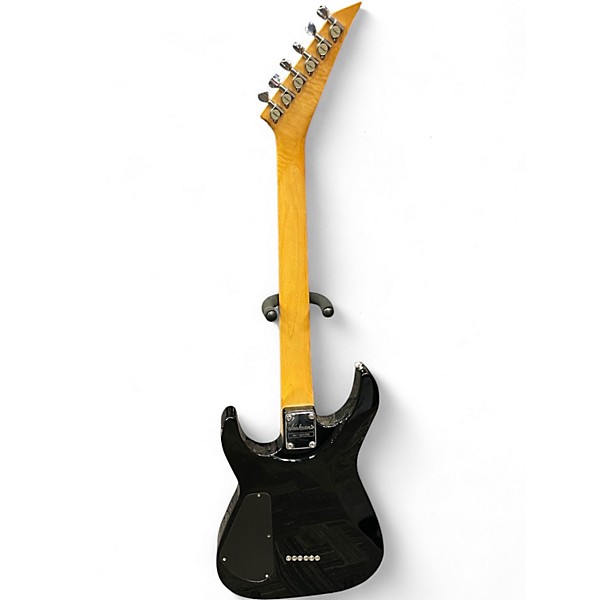 Used Jackson JS32RT Dinky Black and Gold Solid Body Electric Guitar