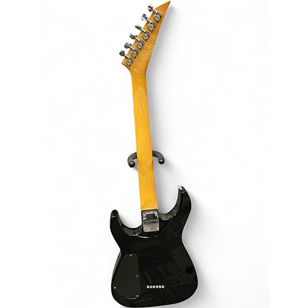 Used Jackson JS32RT Dinky Black and Gold Solid Body Electric Guitar