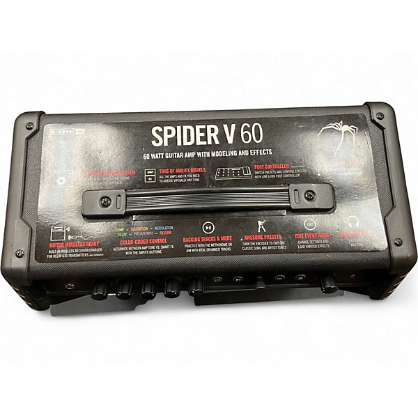 Used 2019 Line 6 Spider V 60 1x10 Guitar Combo Amp