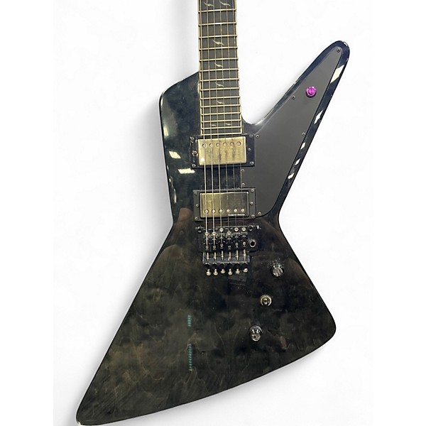 Used Epiphone Futura Prophecy Custom FX with Floyd Rose Black Solid Body Electric Guitar