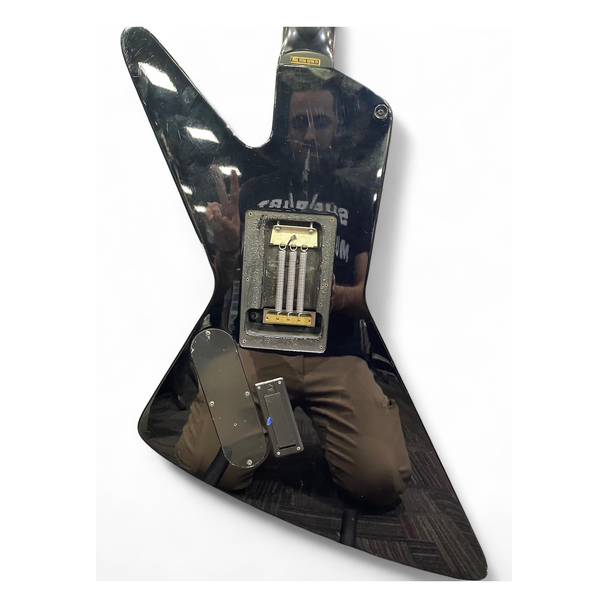 Used Epiphone Futura Prophecy Custom FX with Floyd Rose Black