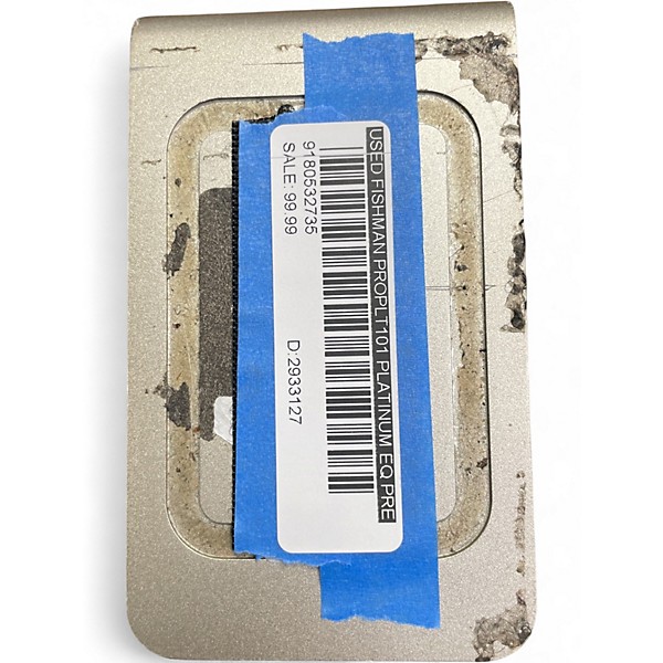 Used Fishman PROPLT101 Platinum EQ Pre With DI Acoustic Guitar Pickup