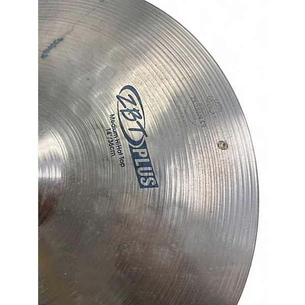 Used Zildjian 14in ZBT Plus Rock Hi Hats Top Cymbal