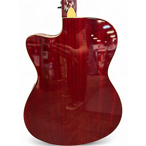 Used Yamaha FSC-TA Vintage Cherry Acoustic Electric Guitar