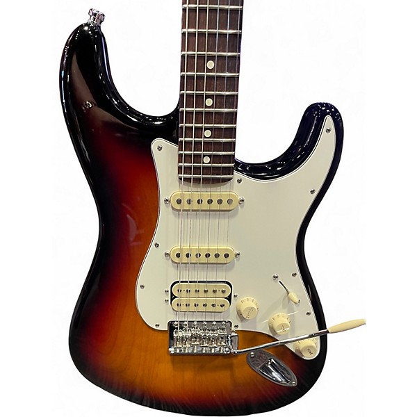 Used Fender American Performer Stratocaster HSS 3 Color Sunburst Solid Body Electric Guitar