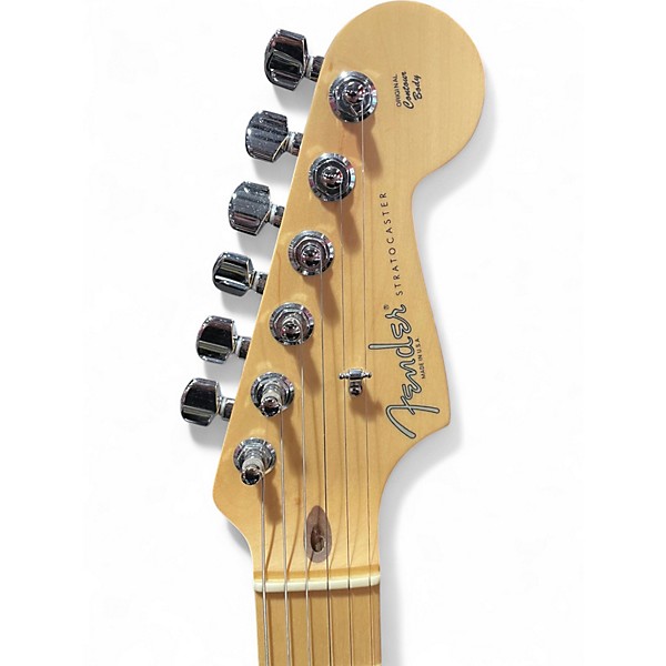 Used 2006 Fender American Standard Stratocaster Black Solid Body Electric Guitar