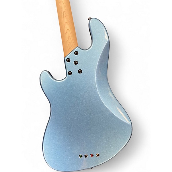 Used Lakland Skyline Series DJ4 Lake Placid Blue Electric Bass Guitar