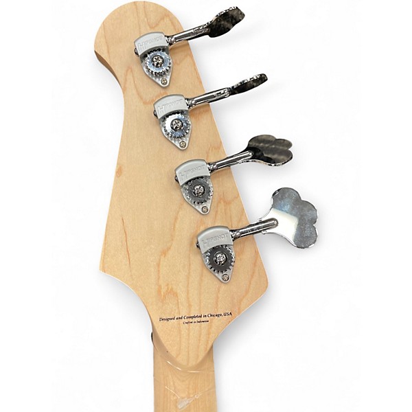 Used Lakland Skyline Series DJ4 Lake Placid Blue Electric Bass Guitar