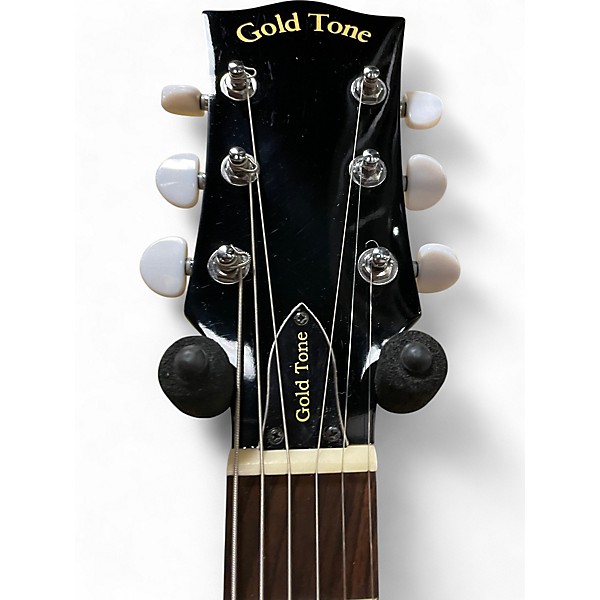 Used Gold Tone GT500 Banjitar 6 String Trans Black Banjo