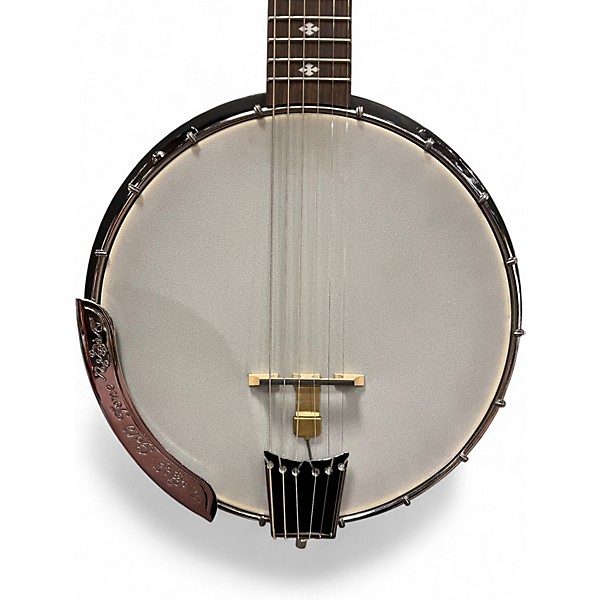Used Gold Tone GT500 Banjitar 6 String Trans Black Banjo