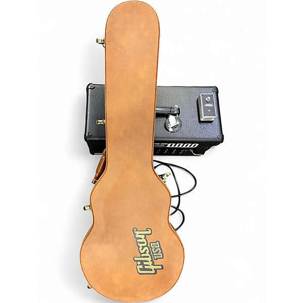 Used 2017 Gibson LES PAUL TRADITIONAL Honey Burst Solid Body Electric Guitar