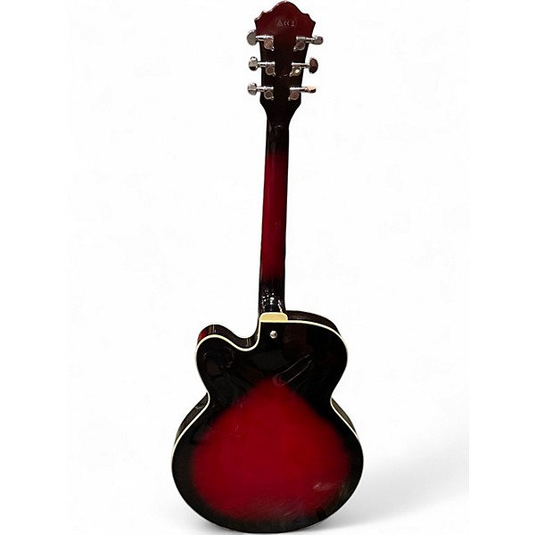 Used Ibanez AF75 Trans Red Hollow Body Electric Guitar