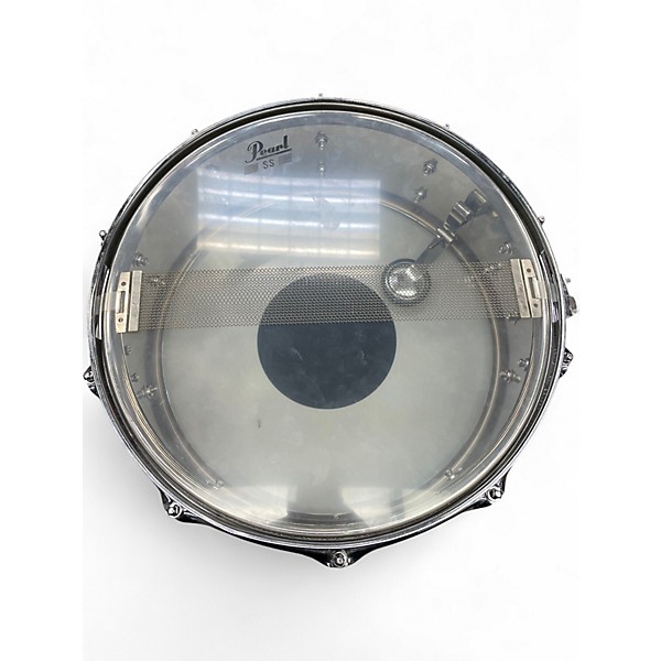 Used Pearl 14in Steel snare Chrome Drum