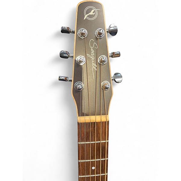 Used Seagull S6 Left Handed Natural Acoustic Guitar
