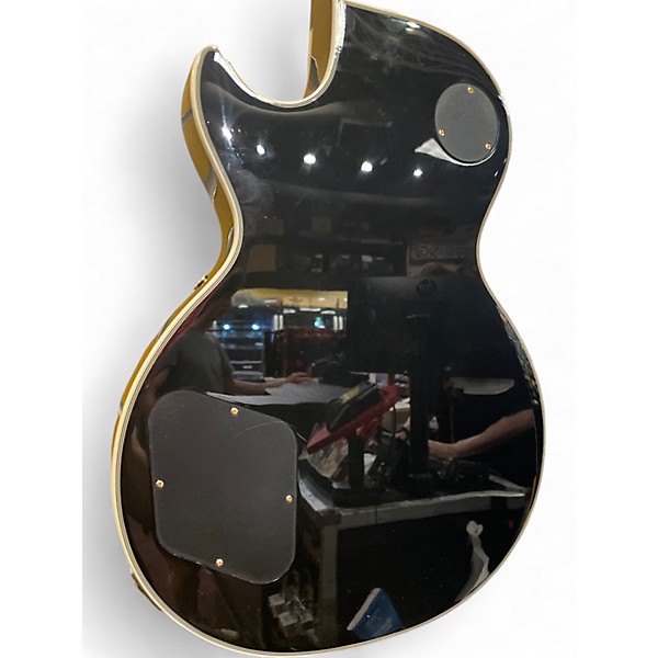 Used Epiphone les paul custom Black Solid Body Electric Guitar