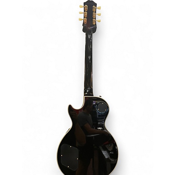 Used Epiphone les paul custom Black Solid Body Electric Guitar