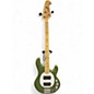 Used Sterling by Music Man Ray4 Green Electric Bass Guitar thumbnail