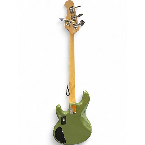 Used Sterling by Music Man Ray4 Green Electric Bass Guitar