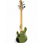 Used Sterling by Music Man Ray4 Green Electric Bass Guitar