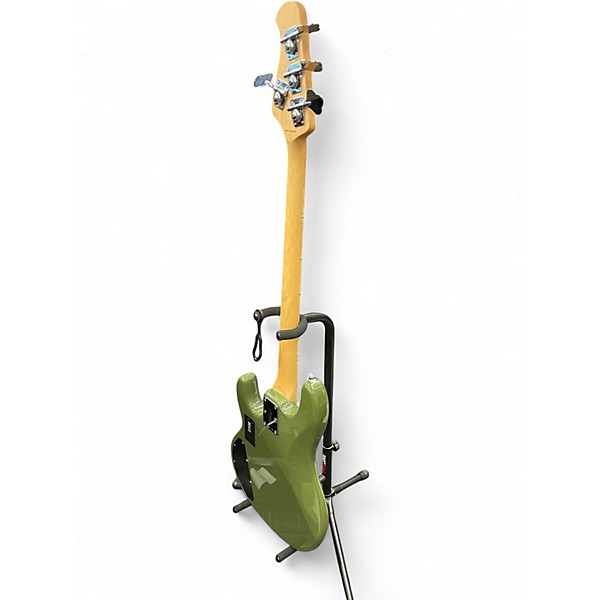 Used Sterling by Music Man Ray4 Green Electric Bass Guitar