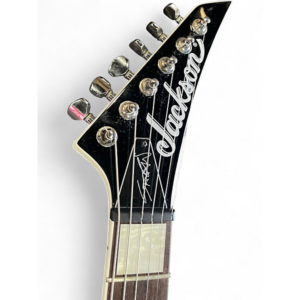 Used Jackson SCOTT IAN X SERIES KING V WHITE Solid Body Electric Guitar