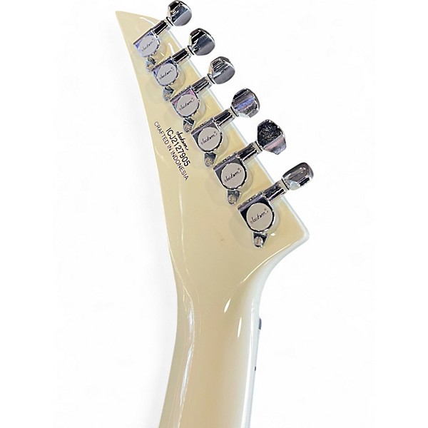 Used Jackson SCOTT IAN X SERIES KING V WHITE Solid Body Electric Guitar