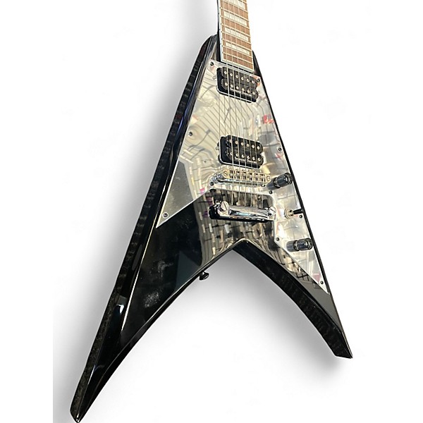 Used Jackson SCOTT IAN X SERIES KING V Black Solid Body Electric Guitar