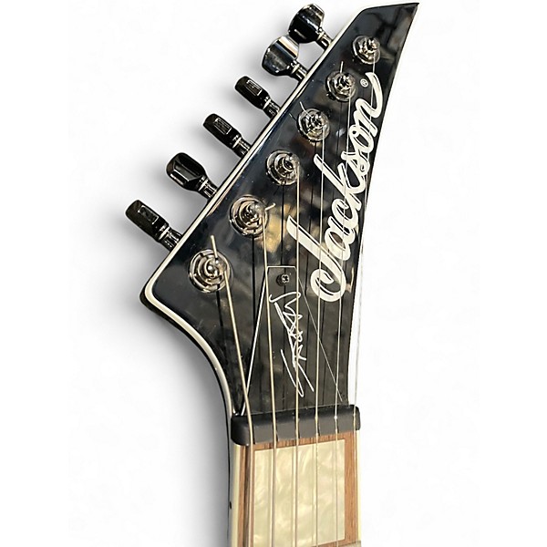 Used Jackson SCOTT IAN X SERIES KING V Black Solid Body Electric Guitar
