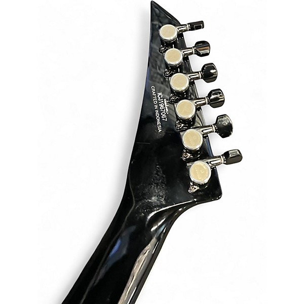 Used Jackson SCOTT IAN X SERIES KING V Black Solid Body Electric Guitar