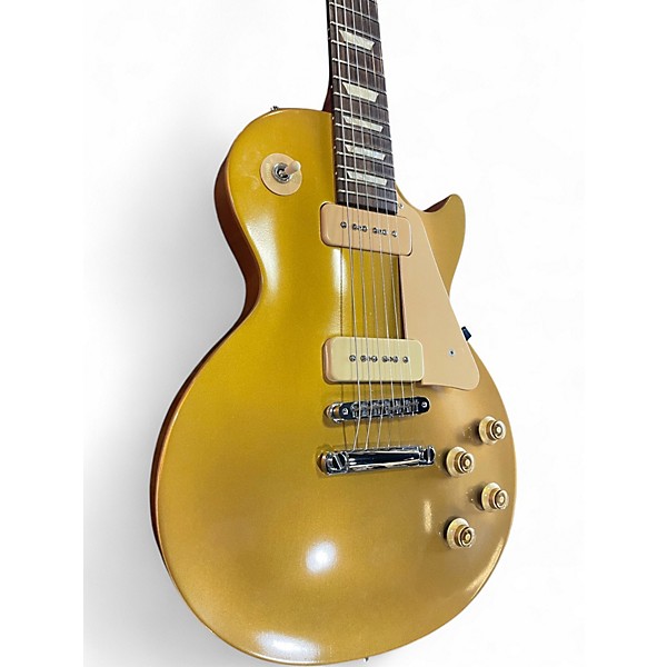 Used 2010s Gibson LES PAUL 50S TRIBUTE P90 Gold Top Solid Body Electric Guitar