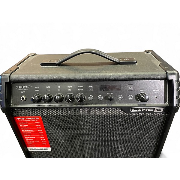 Used Line 6 Spider V MkII 60 Guitar Combo Amp