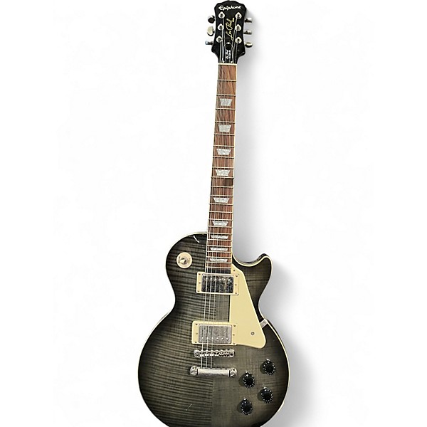 Used Epiphone Les Paul Ultra III Trans Charcoal Solid Body Electric Guitar