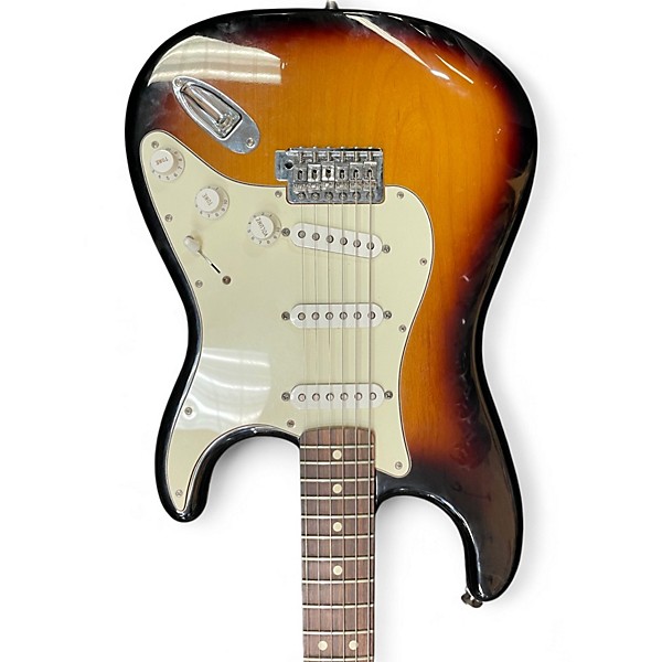 Used 2014 Fender Standard Stratocaster Sunburst Solid Body Electric Guitar