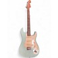 Used Fender American Professional Stratocaster with Rosewood Neck Daphne Blue Solid Body Electric Guitar thumbnail