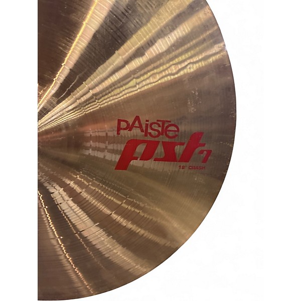 Used Paiste 18in PST7 Crash Cymbal
