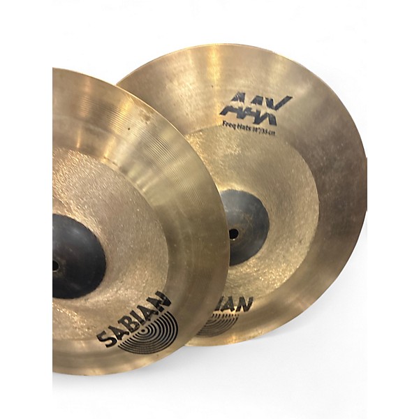 Used SABIAN 14in AAX FREQ HATS Cymbal