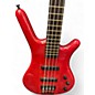 Used Warwick Corvette 4 String Trans Crimson Red Electric Bass Guitar