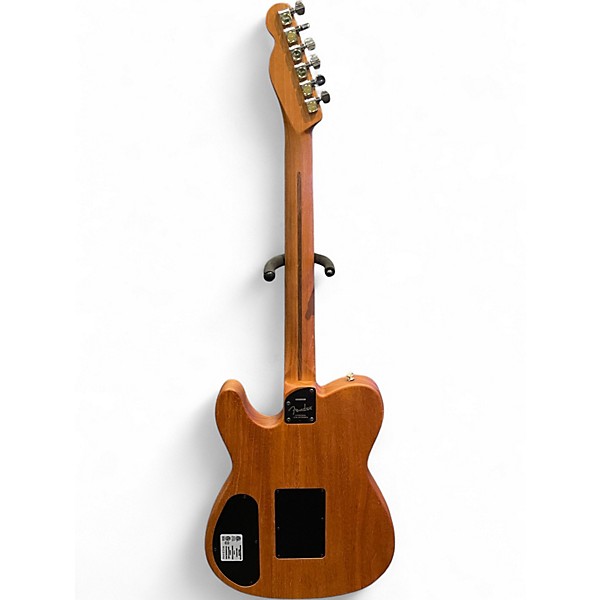 Used Fender American Acoustasonic Telecaster Natural Acoustic Electric Guitar