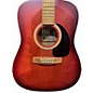 Used Art & Lutherie WILD CHERRY Black Cherry Acoustic Guitar
