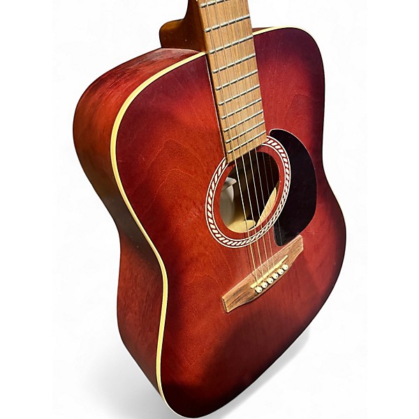 Used Art & Lutherie WILD CHERRY Black Cherry Acoustic Guitar