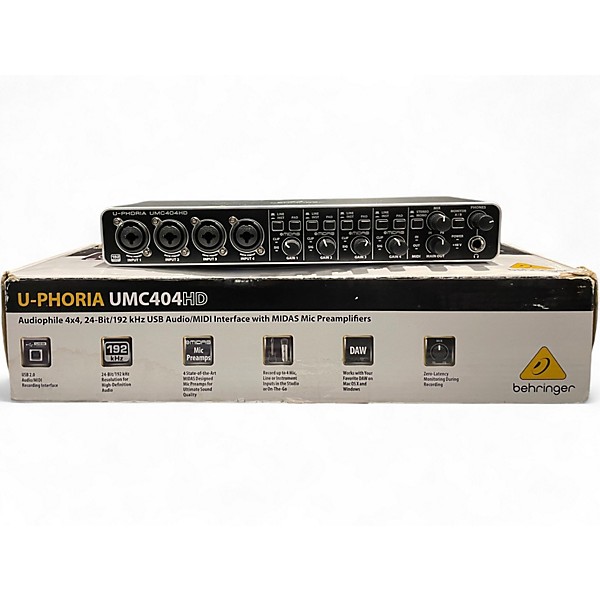 Used Behringer U-Phoria UMC404HD Audio Interface