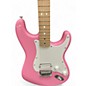 Used Squier Sonic Strat Pink Solid Body Electric Guitar