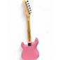 Used Squier Sonic Strat Pink Solid Body Electric Guitar